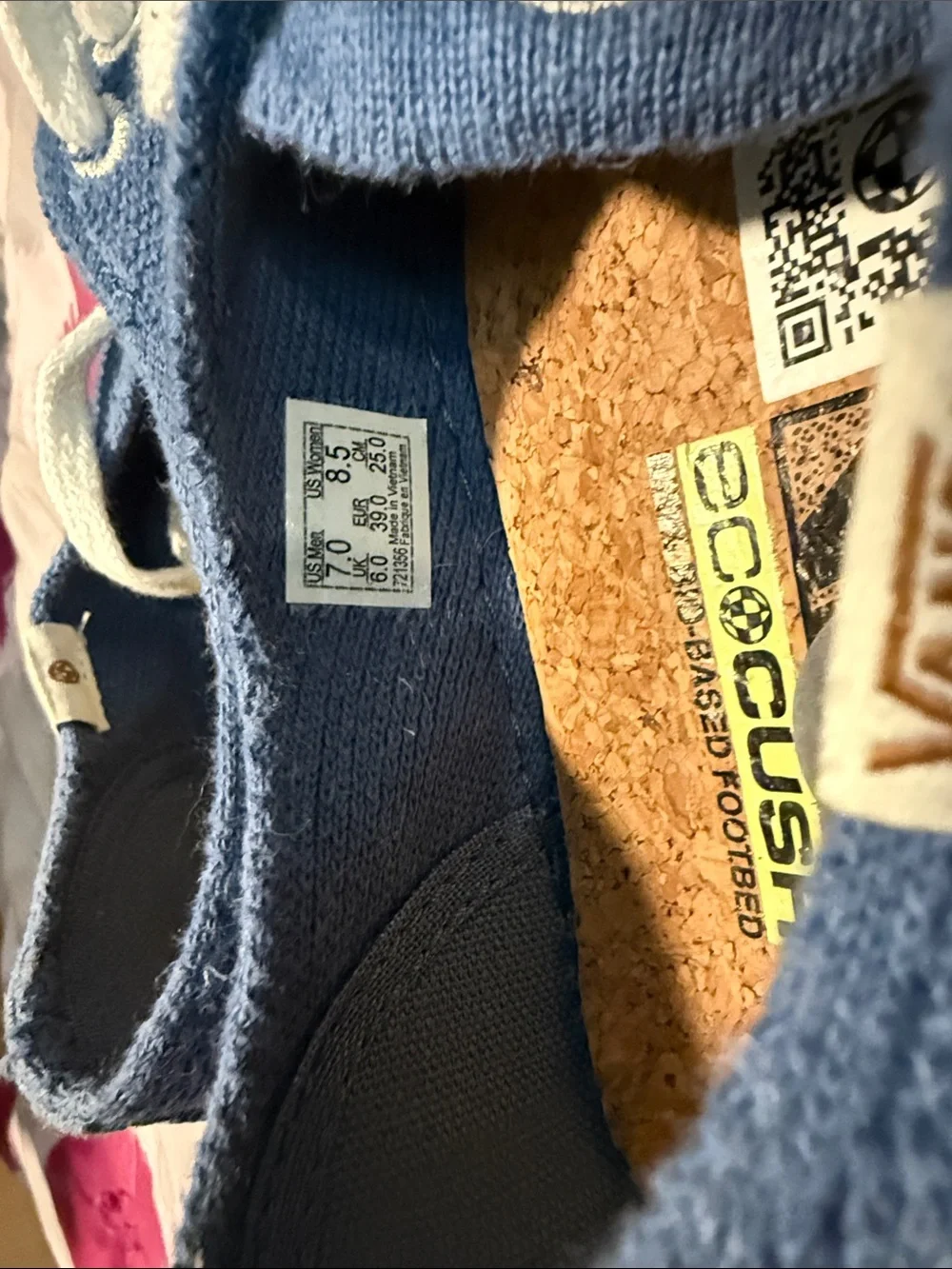 Vans Circle Vee Blue Shoes